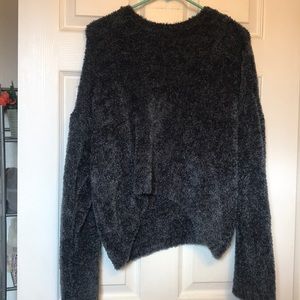 Rewind brand fuzzy chenille sweater